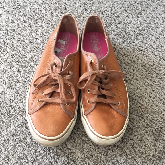 keds leather brown